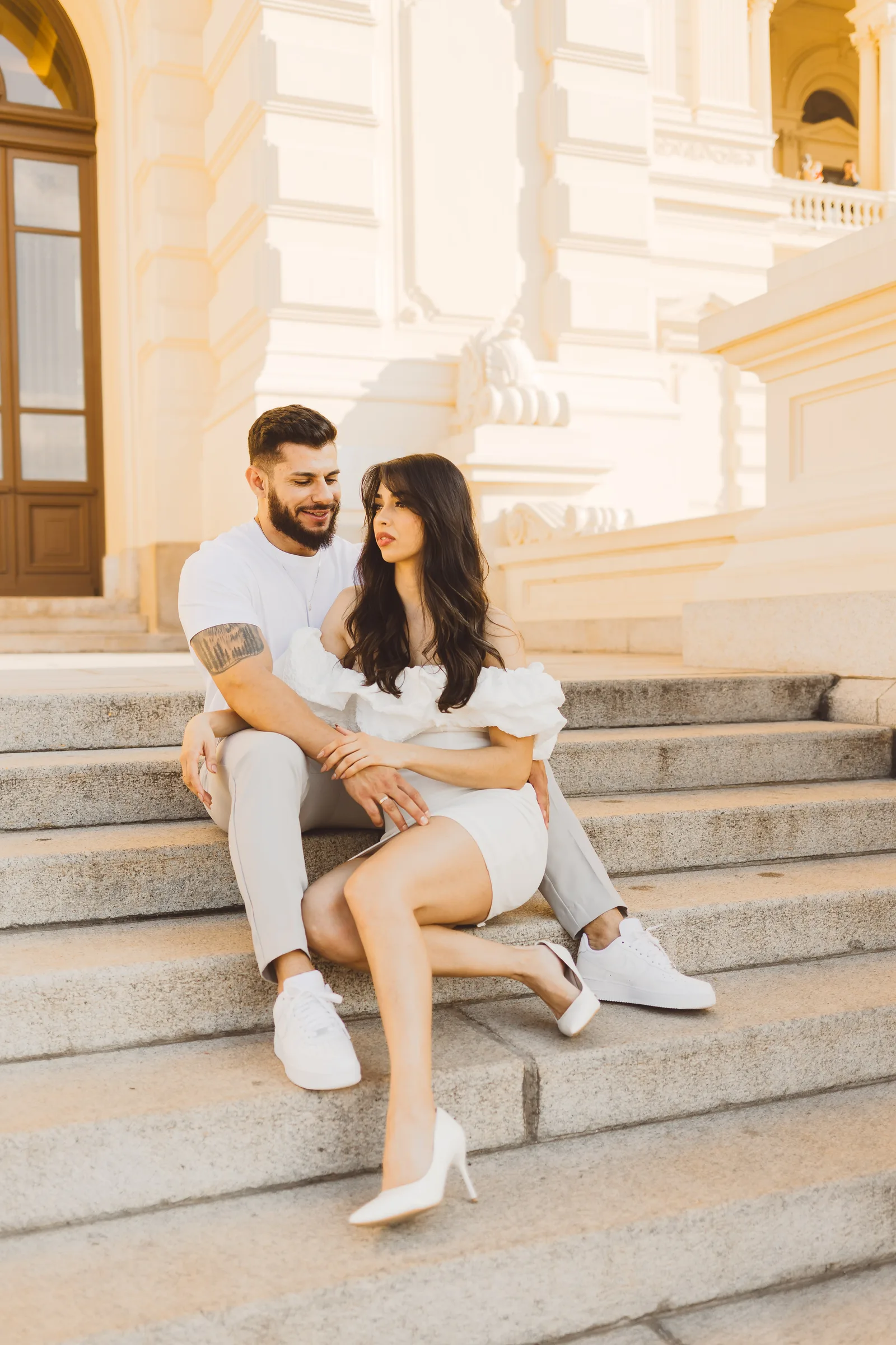 Jaqueline e Lucas - ensaio pré wedding · Museu do Ipiranga, São Paulo — foto 37