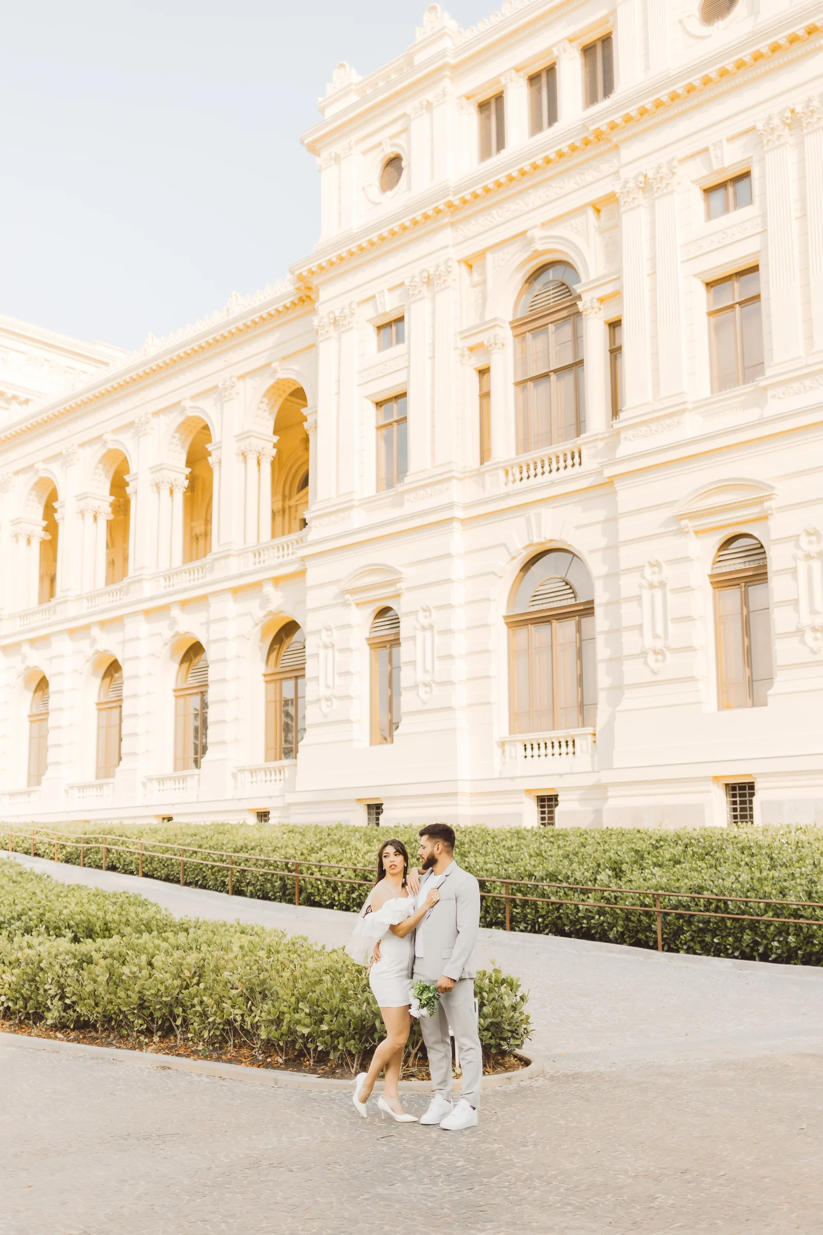 Jaqueline e Lucas - ensaio pré wedding · Museu do Ipiranga, São Paulo — foto 25