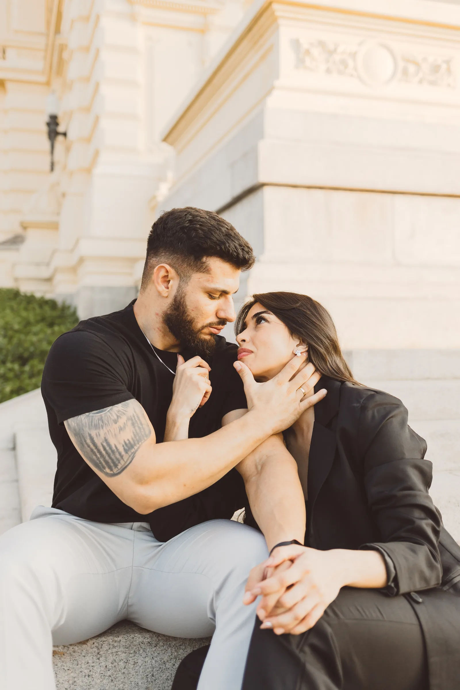 Jaqueline e Lucas - ensaio pré wedding · Museu do Ipiranga, São Paulo — foto 56