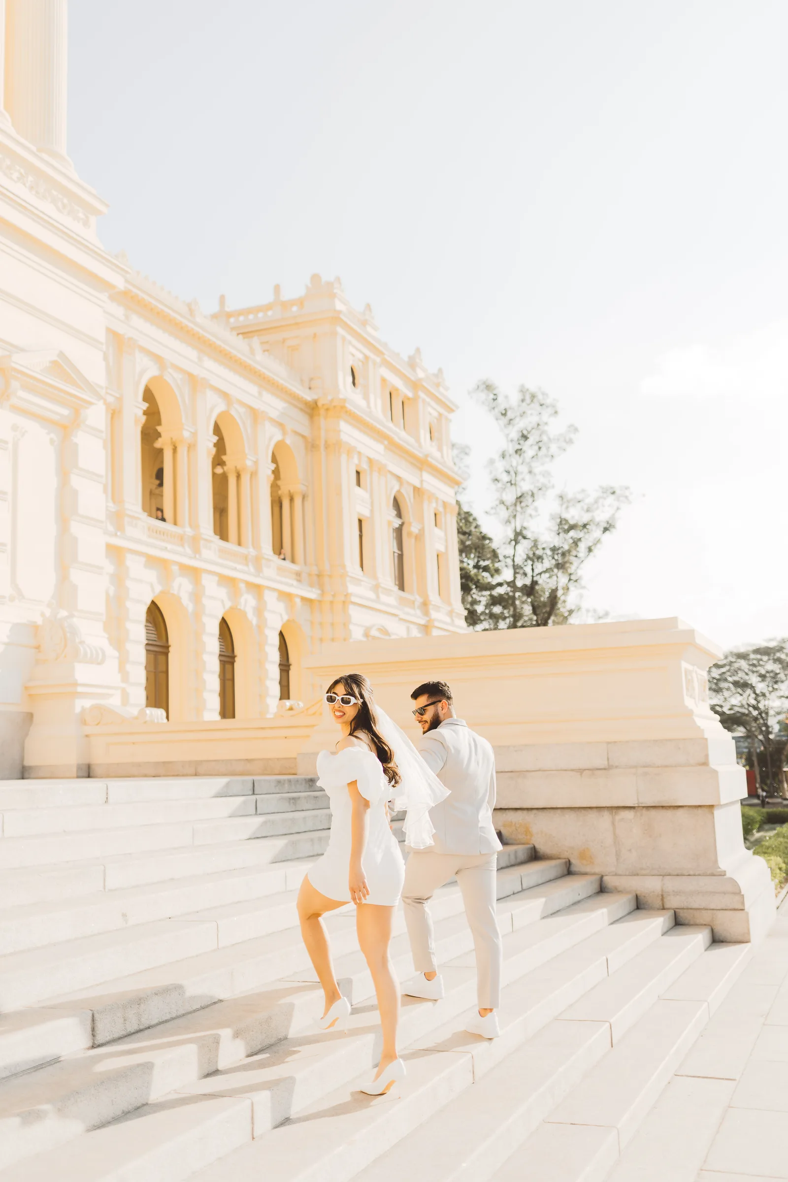 Jaqueline e Lucas - ensaio pré wedding · Museu do Ipiranga, São Paulo — foto 33