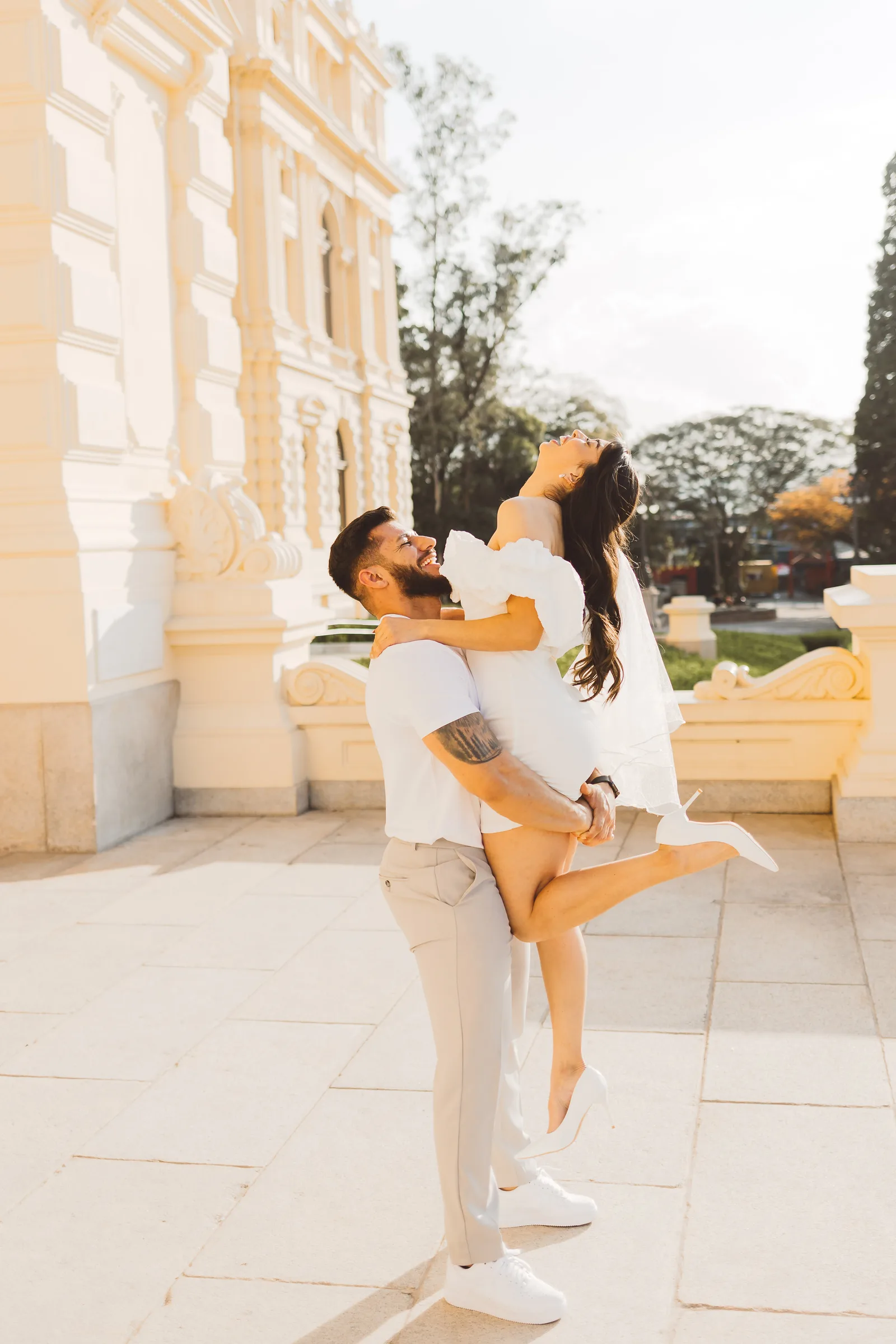 Jaqueline e Lucas - ensaio pré wedding · Museu do Ipiranga, São Paulo — foto 35