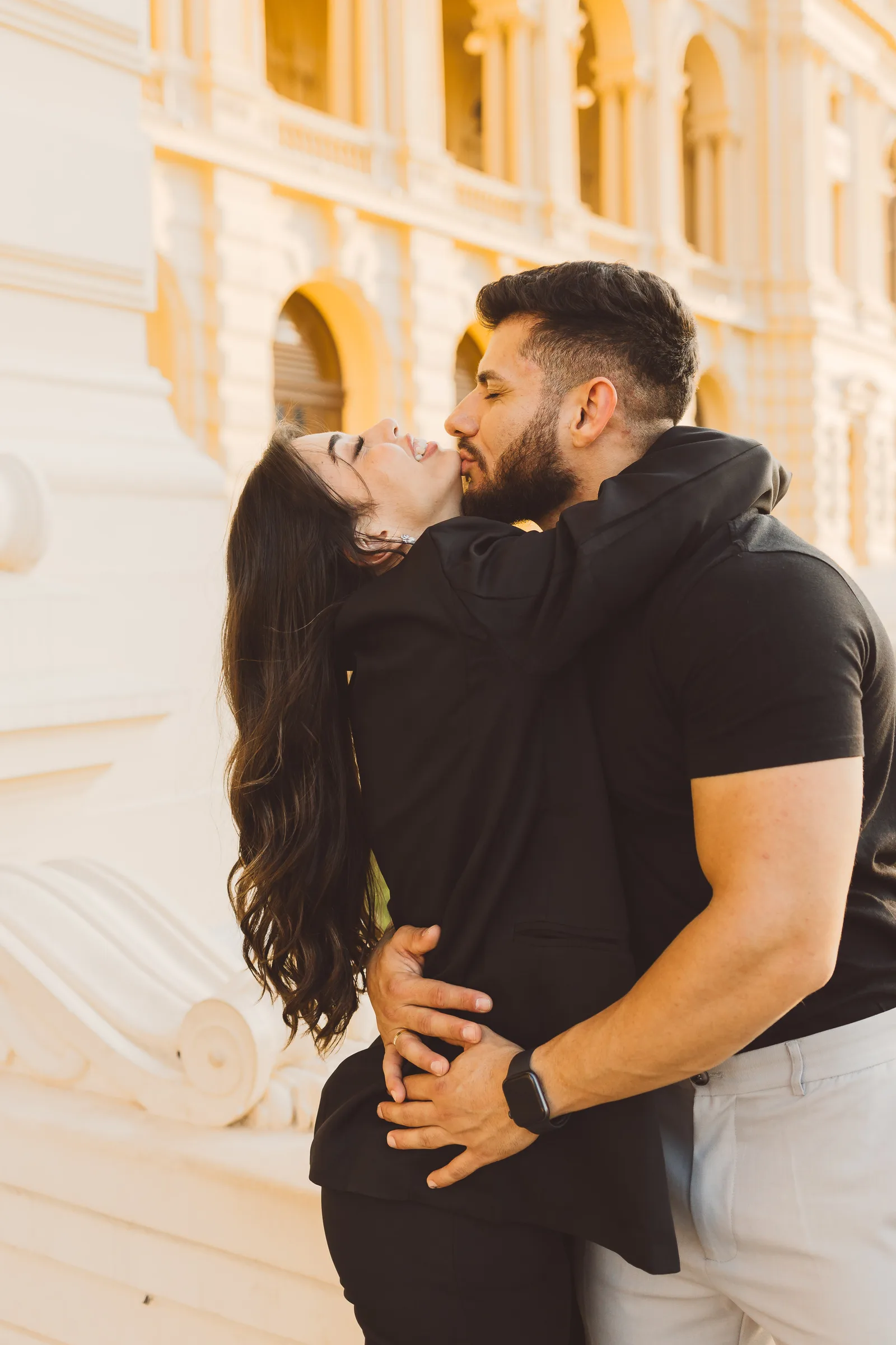 Jaqueline e Lucas - ensaio pré wedding · Museu do Ipiranga, São Paulo — foto 59