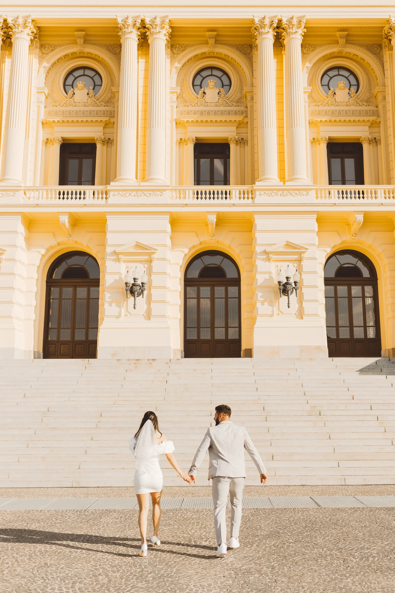 Jaqueline e Lucas - ensaio pré wedding · Museu do Ipiranga, São Paulo — foto 30