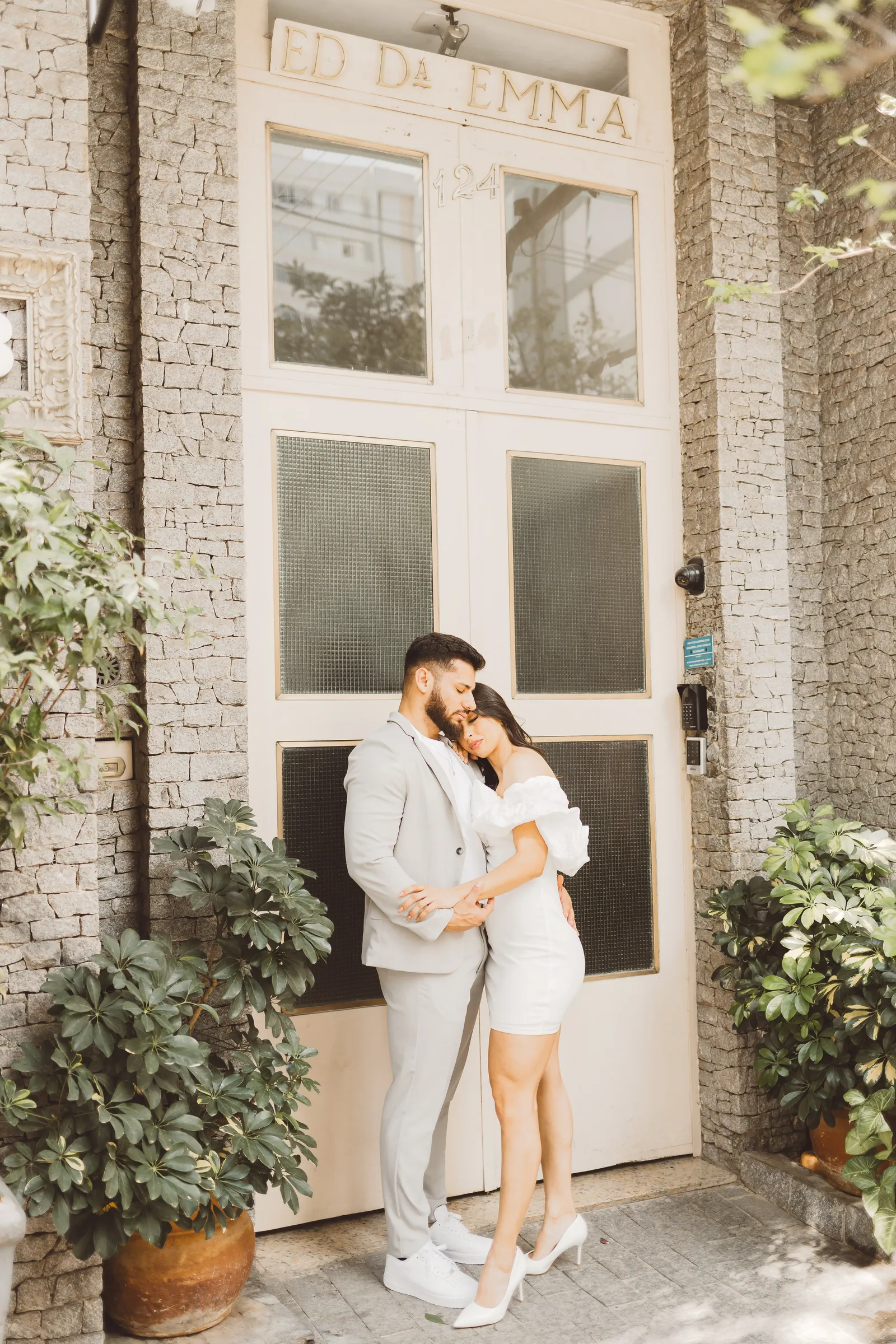Jaqueline e Lucas - ensaio pré wedding · Museu do Ipiranga, São Paulo — foto 17