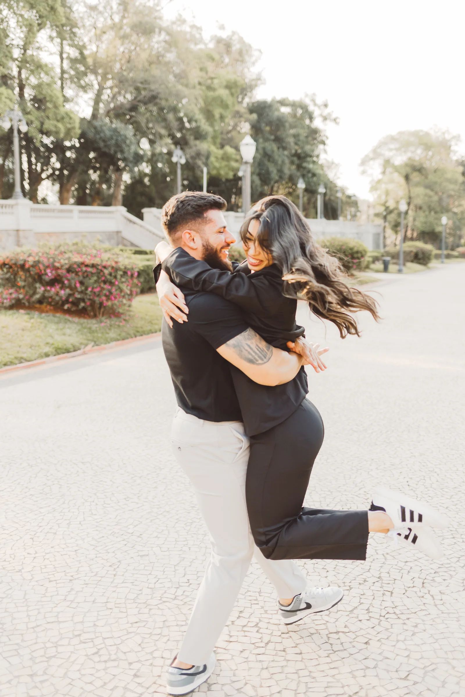 Jaqueline e Lucas - ensaio pré wedding · Museu do Ipiranga, São Paulo — foto 41