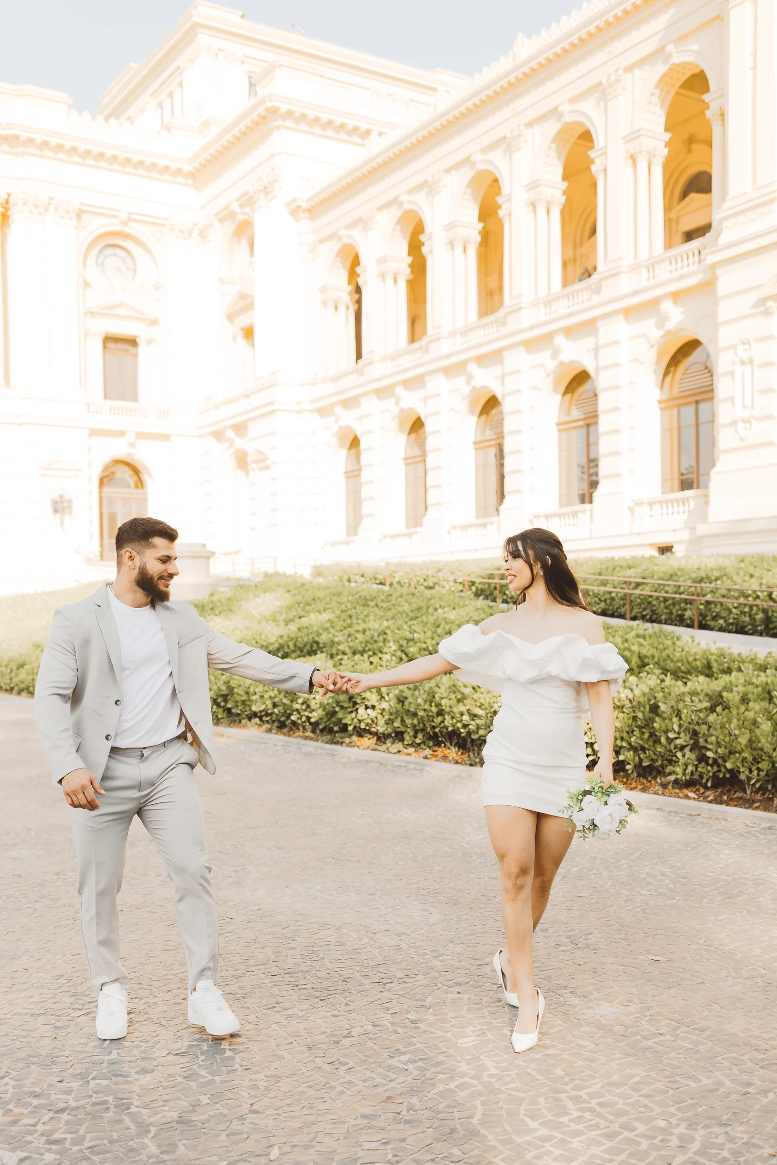 Jaqueline e Lucas - ensaio pré wedding · Museu do Ipiranga, São Paulo — foto 26