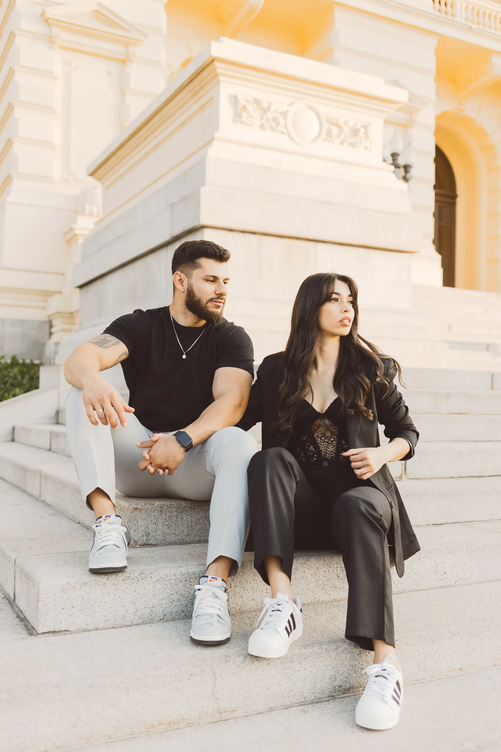 Jaqueline e Lucas - ensaio pré wedding · Museu do Ipiranga, São Paulo — foto 55