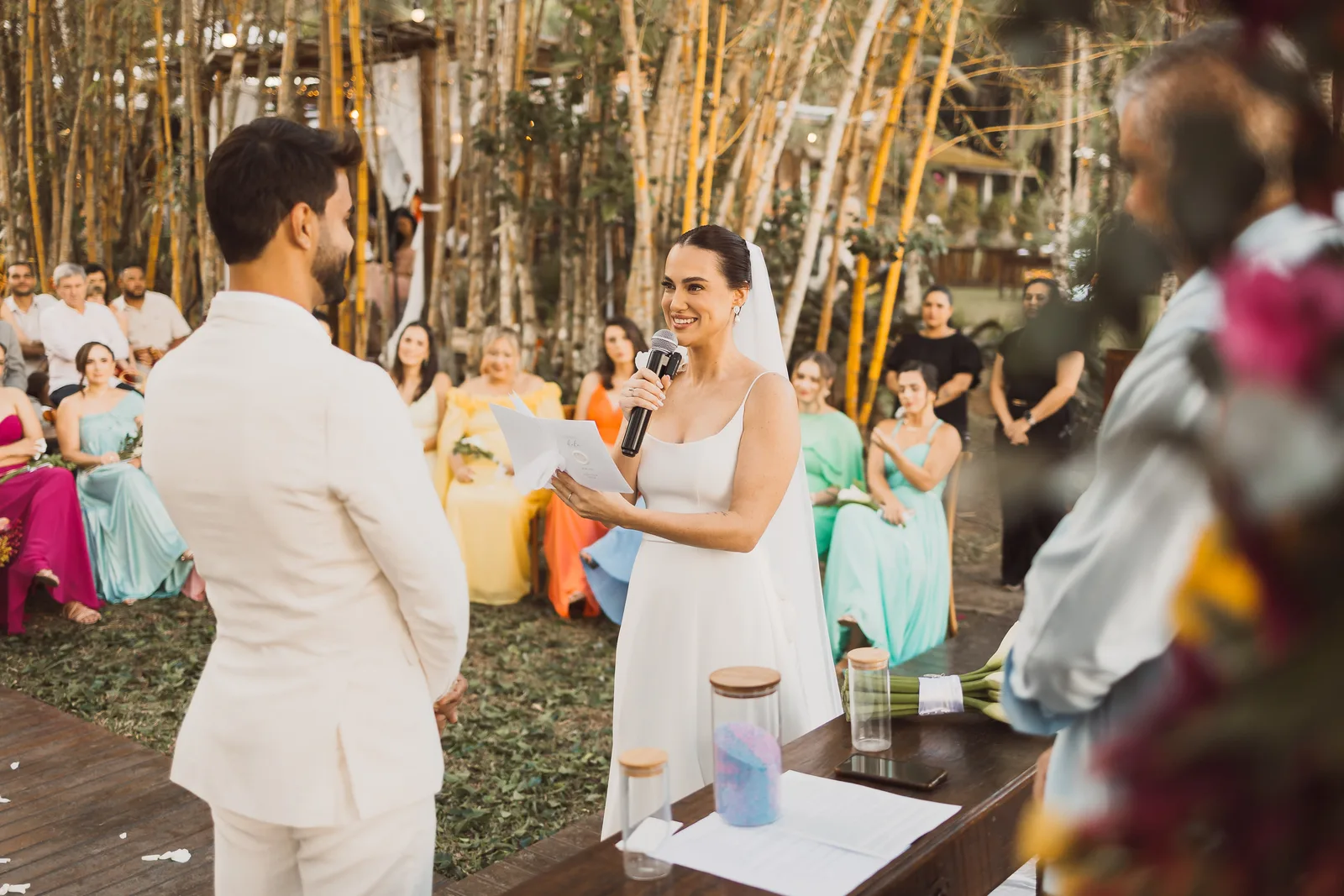 Casamento de Larissa & Ever · Pappilon Beach, Ubatuba — foto 103